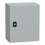 NSYCRN325150P – Schneider Electric PanelSeT CRN plain door with mount.plate. H300xW250xD150 IP66 IK10 RAL7035..