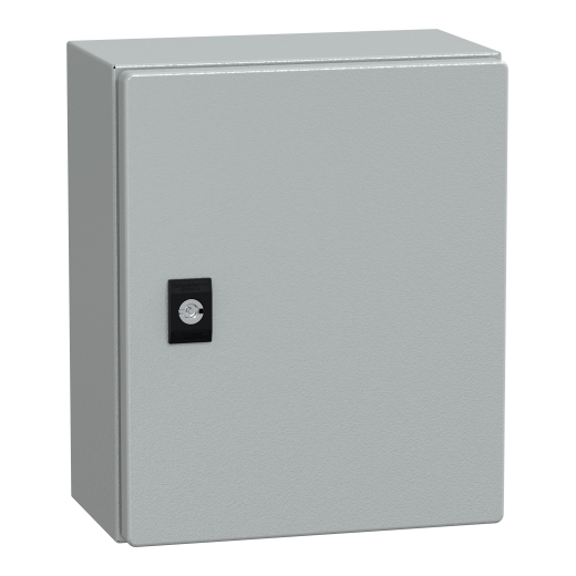 NSYCRN325150P – Schneider Electric PanelSeT CRN plain door with mount.plate. H300xW250xD150 IP66 IK10 RAL7035.. — SCHNEIDER
