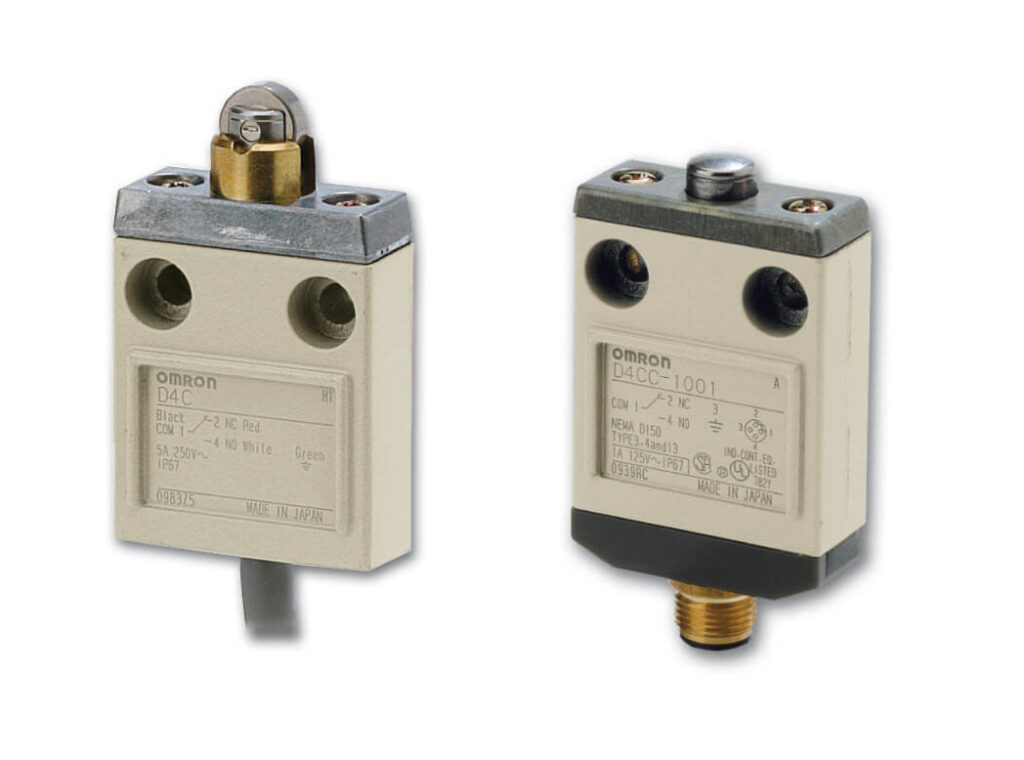 Omron D4C-1232 Microswitch 16MM Flat Resistant Cab — OMRON
