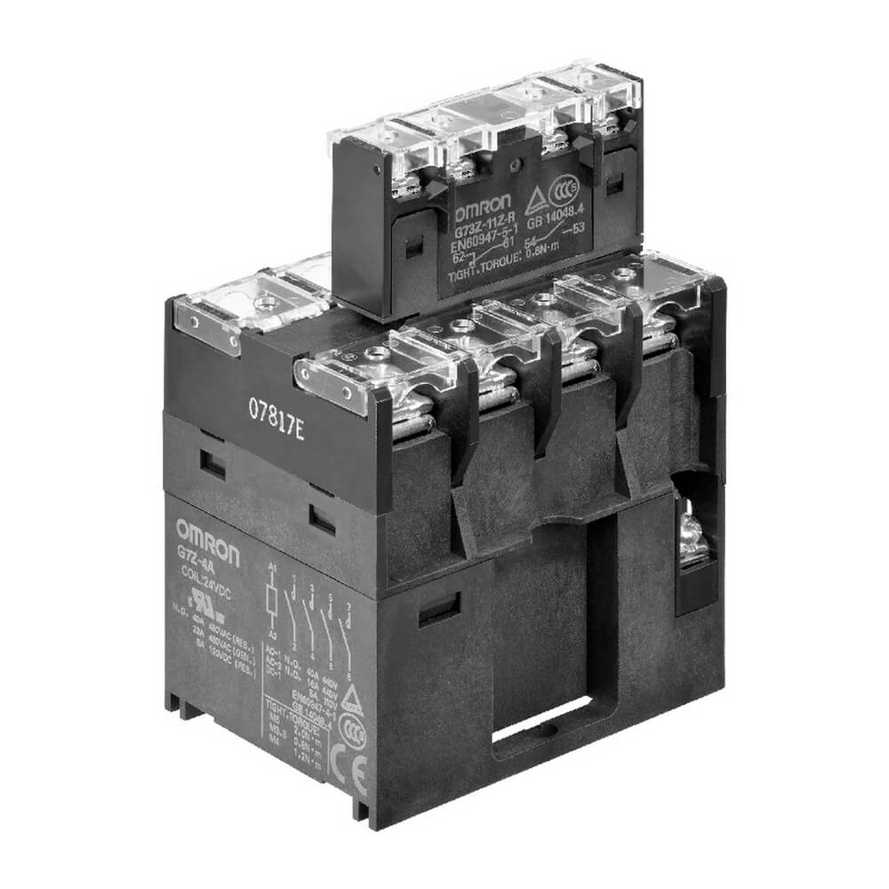 Omron G7Z4ADC24 Power RELAY, 40A, 4PST-NO — OMRON