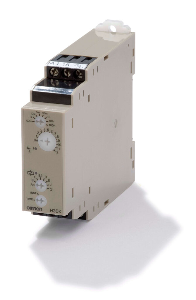 Omron H3DK-S1 24-230AC/DC Timer 0.1S-1200H 24-230VAC/DC — OMRON