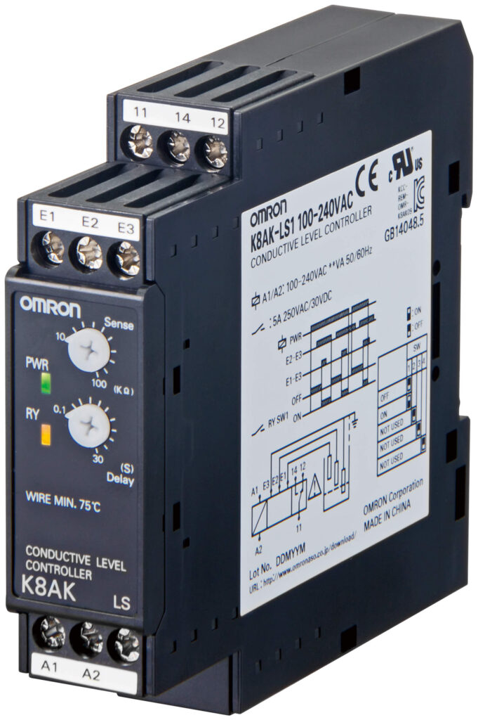 Omron K8AK-LS1 24 Vac/dc Monitoring Relay 22.5MM Wide — OMRON