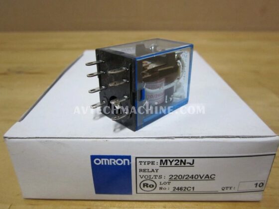 Omron MY2NJ, 220VAC 8 Pin, Relay with Base — OMRON