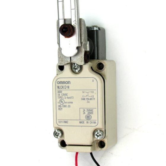 Omron WLCA12-N Roller Limit Switch — OMRON