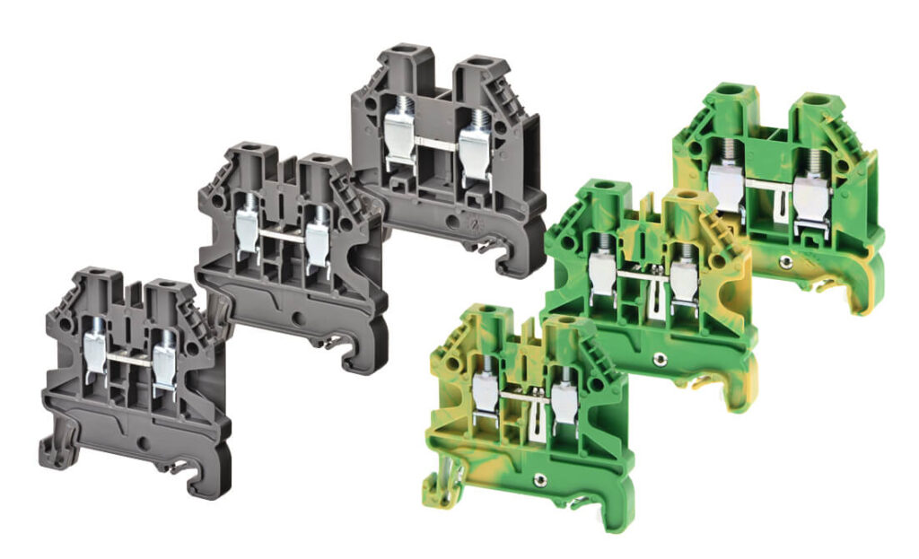 Omron XW5T-S2.5-1.1-1BL Feed Through Terminal Block — OMRON