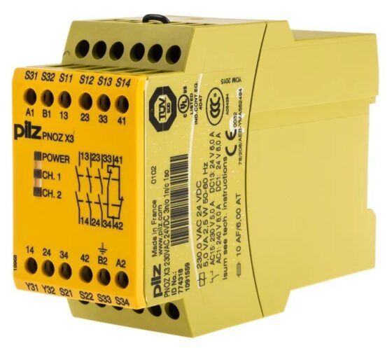 Pilz 774318 Emergency Stop Relay Pnoz X3 — Pilz