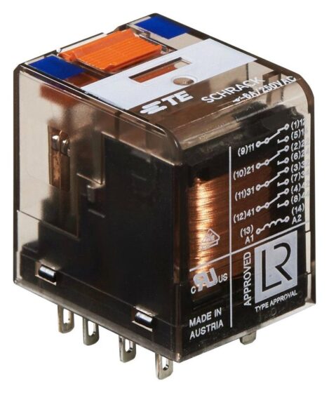 PT570110 Electromagnetic Relay 4PDT
