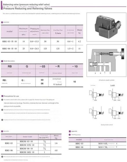 RBG-03-10 Balancing Valve Big Hydro