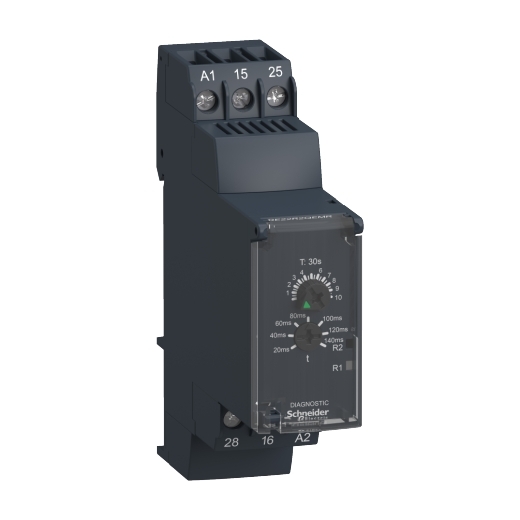 RE22R2QEMR – Schneider Electric Star-Delta Timing Relay – 0.3s…30s – 24…240V AC/DC – 2C/O — SCHNEIDER