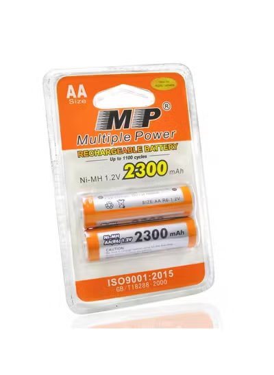 Rechargable Battery AA NIMH, 2300MA Capacity