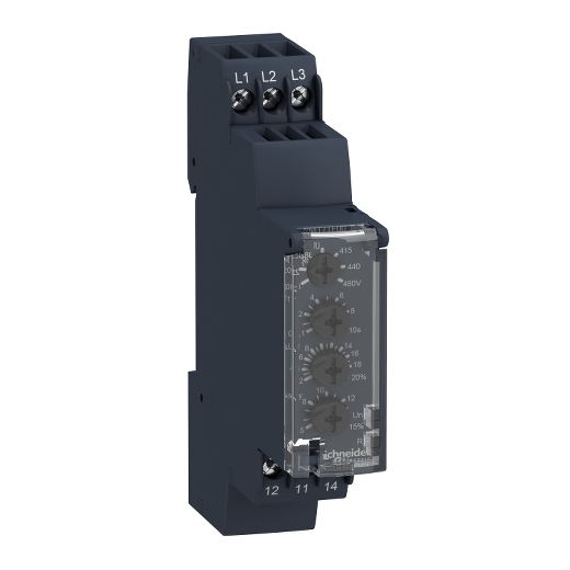 RM17TE00 – Schneider Electric multifunction control relay RM17-TE – range 183..528 V AC — SCHNEIDER