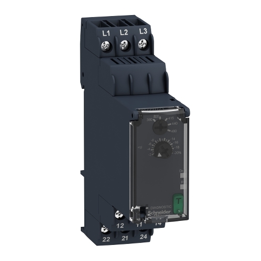 RM22TU23 – Schneider Electric three-Phase Undervoltage control relay 380…480Vac, 2 C/O — SCHNEIDER