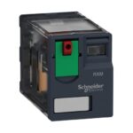 RXM4AB1E7 – Schneider Electric Harmony, Miniature plug-in relay, 6 A, 4 CO, with lockable test button, 48 V AC