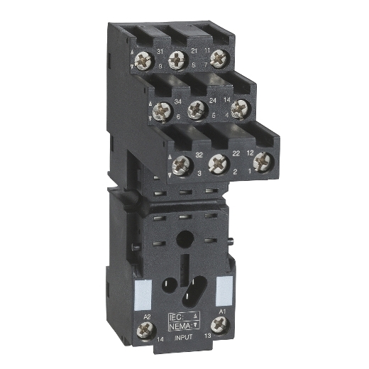 RXZE2S111M – Schneider Electric Harmony, Socket, for RXM3 relays, screw connectors, separate contact — SCHNEIDER
