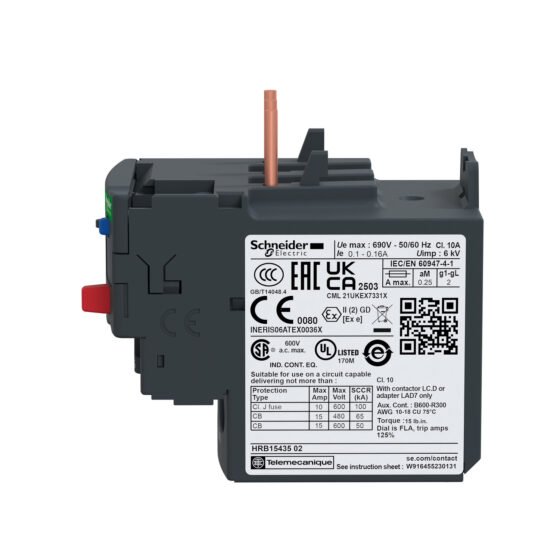 Schneider Electric LRD14 Overload Relay Range 7-10 Amp — SCHNEIDER