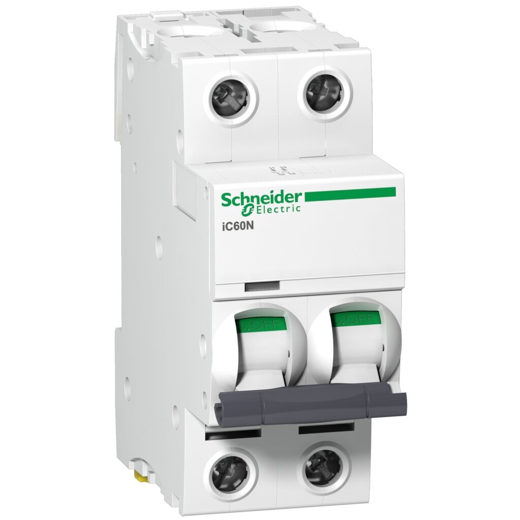 Schneider Electric IC60N 2P 6AC Miniature Circuit BR-A9F45206 — SCHNEIDER