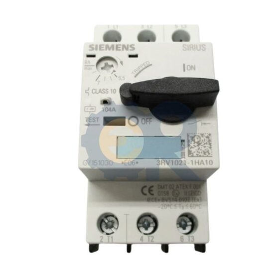 Siemens 3RV1021-1HA10 Motor Protection 7-10A — SIEMENS