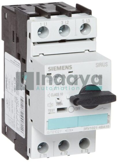 Siemens 3RV1021-4BA1014 20A 3 Poles 7.5KW 220-690VAC DIN — SIEMENS