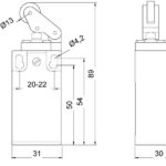 Siemens 3SE2200-1E Limit Switch