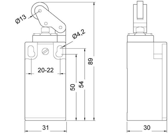 Siemens 3SE2200-1E Limit Switch — SIEMENS