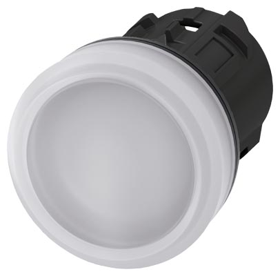 Siemens SIE.3SU1001-6AA60-0AA0 Indicator Light, White — SIEMENS