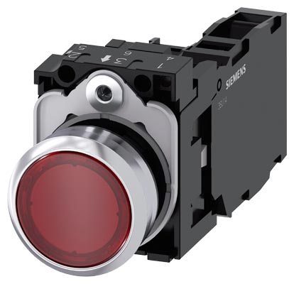 Siemens 3SU1152-0AB20-1FA0 Push Button — SIEMENS