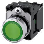 Siemens 3SU1152-0AB40-1BA0 Illuminated Pushbutton