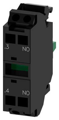 Siemens 3SU1400-1AA10-3BA0 Contact Block — SIEMENS