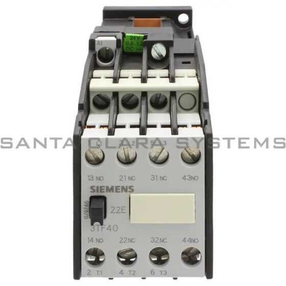 Siemens 3TF4022-0BB4 24VDC Coil Contactor — SIEMENS