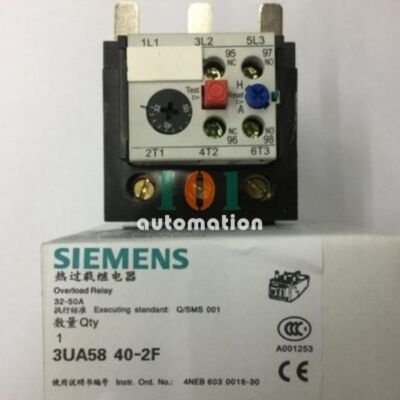 Siemens 3UA5840-2F Overload Relay — SIEMENS