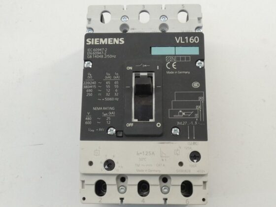 Siemens 3VL2712-1DC33-0AB1 Circuit Breaker — SIEMENS