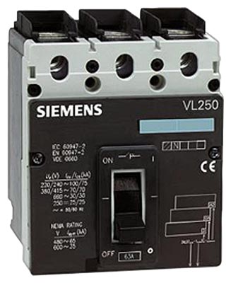 Siemens 3VL2716-1AA33-0AA0 Circuit Breaker — SIEMENS