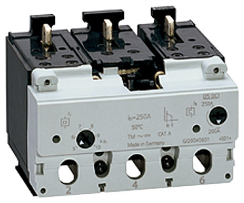 Siemens 3VL9325-6SL30 Etu VL250 3-POLE, Line Protection ETU12 — SIEMENS