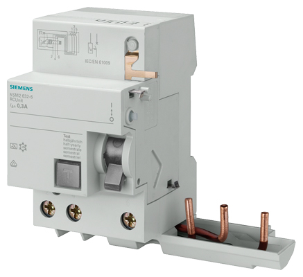 Siemens 5SM2632-0 RC Unit for 5SY, 3-POLE, Ac, In: 40 A, 300 MA — SIEMENS