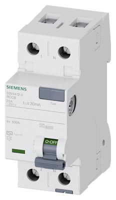 Siemens 5SV44120 Residual Current Operated Circuit Breaker — SIEMENS