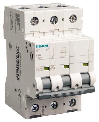 Siemens 5SY63407CC MCB — SIEMENS