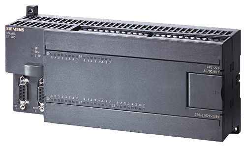 Siemens 6ES7216-2BD23-0XB8 PLC with Program — SIEMENS
