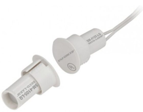 SM-4105-LQ/W Steel Door Recessed Contacts with Lead