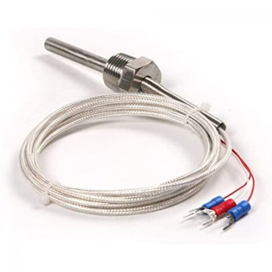 Temperature Sensor PT 100, 6 Inch Stainless Steel