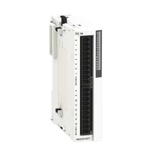 TM2DDI16DT – Schneider Electric I/O expansion module, Modicon M238 logic controller, Twido, 16 inputs 24VDC, 1 removable… — SCHNEIDER
