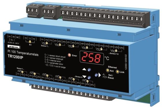 TR1200IP PT100 Temperature Relay Zeihl