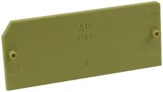Weidmüller 0380360000 End Plate for Terminal — WEIDMÜLLER