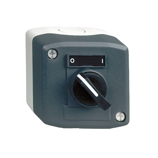 XALD134 – Schneider Electric Harmony XALD, XALK, Control station, plastic, dark grey lid, 1 selector switch, standard handle… — SCHNEIDER