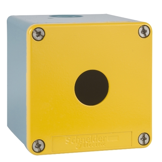 XAPJ1201 – Schneider Electric die-cast empty control station – XAPJ – Ø 22 – zinc alloy – 1 opening — SCHNEIDER