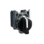 XB4BD53 – Schneider Electric Selector switch, metal, black, Ø22, 3 positions, spring spring return, 2 NO