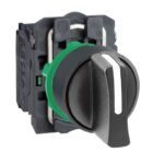 XB5AD33 – Schneider Electric Selector switch, plastic, black, Ø22, 3 positions, stay put, 2 NO