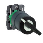XB5AG41 – Schneider Electric Key switch selector, plastic, black, Ø22, key n°455, 2 positions, stay put, 1 NO