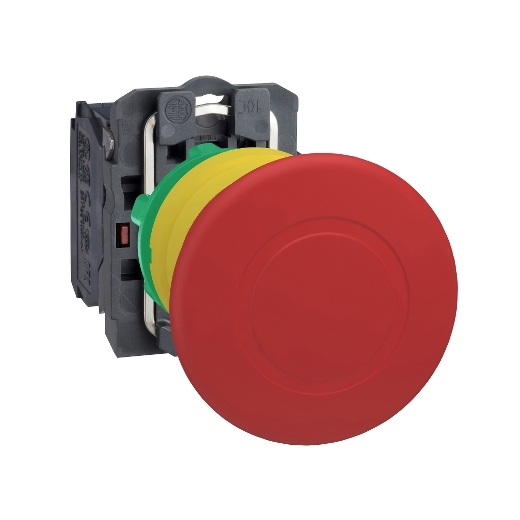 XB5AT842 – Schneider Electric red Ø40 Emergency stop, switching off Ø22 latching push-pull 1NC — SCHNEIDER