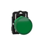 XB5AVM3 – Schneider Electric Pilot light, plastic, green, Ø22, plain lens with integral LED, 230…240 V AC