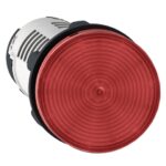 XB7EV04MP – Schneider Electric Monolithic pilot light, plastic, red, Ø22, integral LED, 230…240 V AC